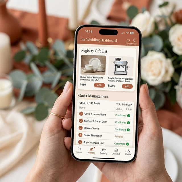 Interface do Lista Da Noiva